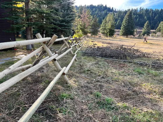 Jackleg fence by Montana Ranch & Land