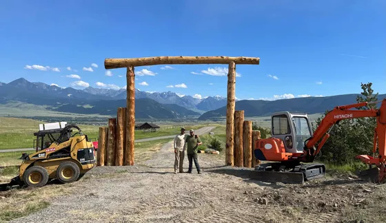 Timber Archways by Montana Ranch & Land