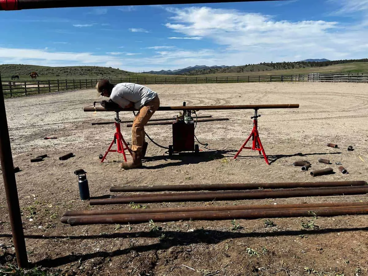 Farm welding repair work in Montana
