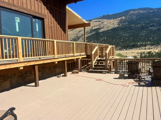 Timber in Outdoor Builds by Montana Ranch & Land