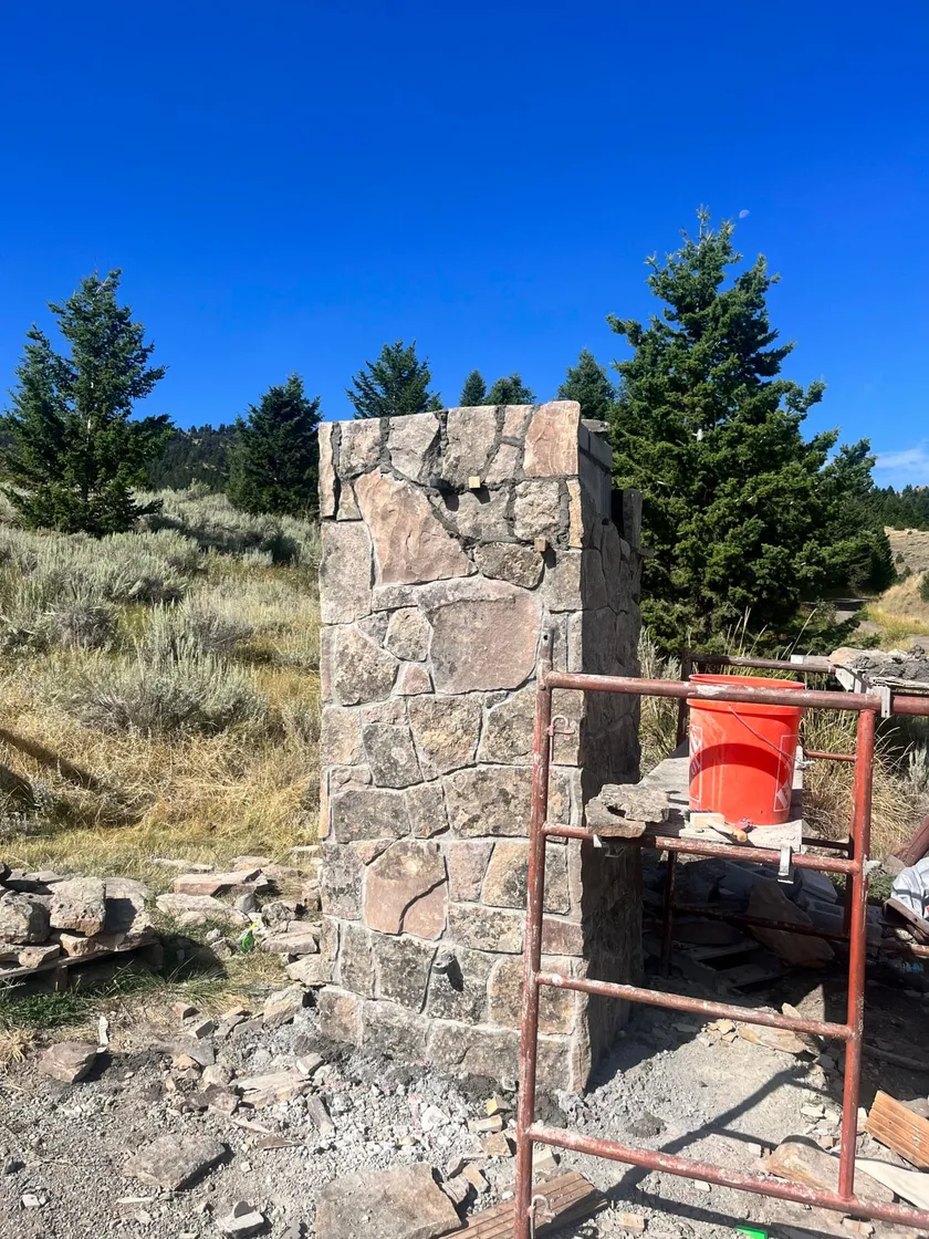Stone Masonry project by Montana Ranch & Land in Southwest Montana — photo 3